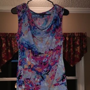 Super cool almost water color looking tank